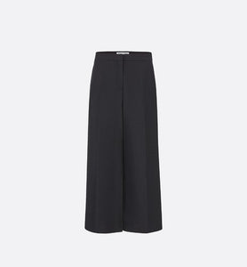 Cropped Pants • Black Wool and Silk