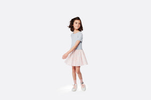 Ballerina Flat • Pale Pink Microcannage Lambskin