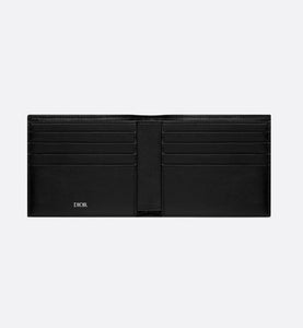 Wallet • Beige and Black Dior Oblique Jacquard