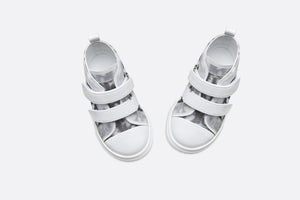 B23 High-Top Sneaker • White and Black Dior Oblique Technical Fabric