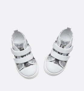 B23 High-Top Sneaker • White and Black Dior Oblique Technical Fabric