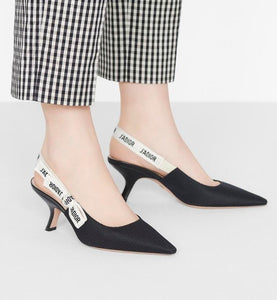 J'Adior Pump • Black Technical Fabric