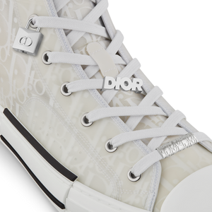 B23 High-Top Sneaker • White Dior Oblique Canvas