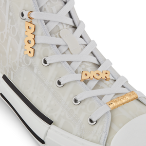 B23 High-Top Sneaker • White Dior Oblique Canvas