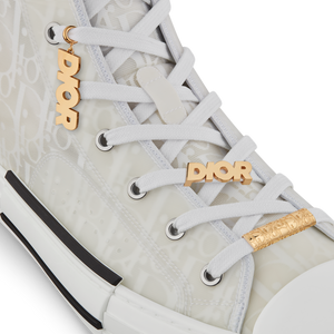 B23 High-Top Sneaker • White Dior Oblique Canvas