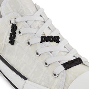 B23 Low-Top Sneaker • White Dior Oblique Canvas