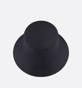 Reversible Teddy-D Dior Oblique Short Brim Bucket Hat • Black Cotton