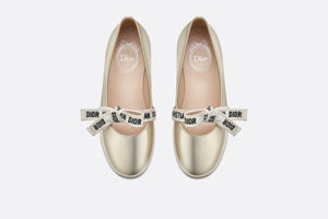 Ballerina Flat • Metallic Gold Lambskin