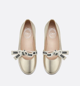 Ballerina Flat • Metallic Gold Lambskin