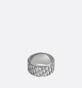 Dior Oblique Ring • Silver