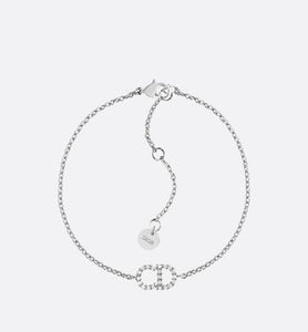 Clair D Lune Bracelet • Palladium-Finish Metal and White Crystals