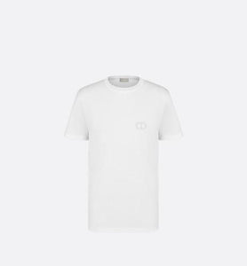 CD Icon T-Shirt • White Cotton Jersey