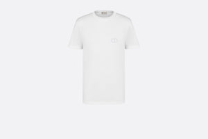 CD Icon T-Shirt • White Cotton Jersey
