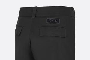 Cargo Pants • Black Stretch Cotton Gabardine
