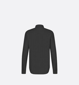 Shirt with Dior Oblique Motif • Black Cotton Jacquard