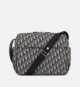 Changing Bag • Blue Dior Oblique Canvas