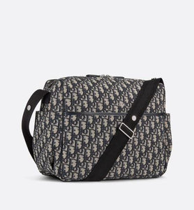 Changing Bag • Blue Dior Oblique Canvas