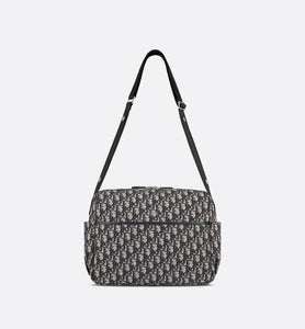 Changing Bag • Blue Dior Oblique Canvas