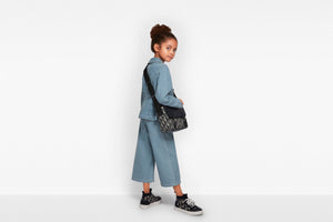 Messenger Bag • Blue Dior Oblique Canvas and Calfskin