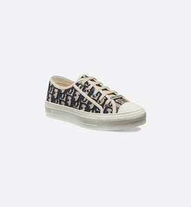 Walk'n'Dior Sneaker • Blue Dior Oblique Embroidered Canvas