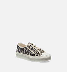 Walk'n'Dior Sneaker • Blue Dior Oblique Embroidered Canvas