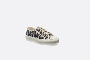 Walk'n'Dior Sneaker • Blue Dior Oblique Embroidered Canvas
