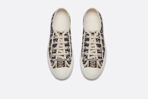 Walk'n'Dior Sneaker • Blue Dior Oblique Embroidered Canvas