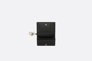Lady Dior Flap Card Holder • Black Cannage Lambskin