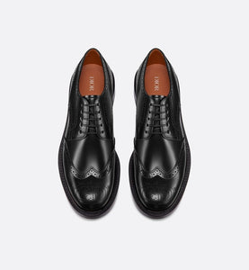 Dior Evidence Derby Brogue • Black Polished Calfskin