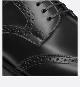 Dior Evidence Derby Brogue • Black Polished Calfskin