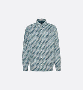 Overshirt • Blue and White Dior Oblique Kasuri Cotton Denim
