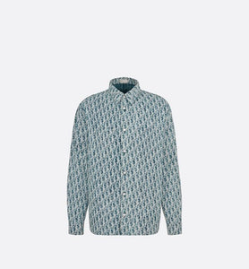 Overshirt • Blue and White Dior Oblique Kasuri Cotton Denim