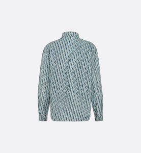 Overshirt • Blue and White Dior Oblique Kasuri Cotton Denim