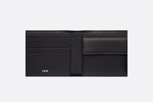 Compact Wallet • Beige and Black Dior Oblique Jacquard