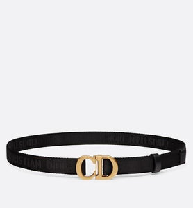 Saddle Belt • Black Jacquard, 20 MM
