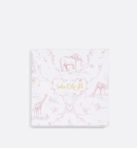 Newborn Gift Set • Powder Pink Cotton Satin with Toile de Jouy Print