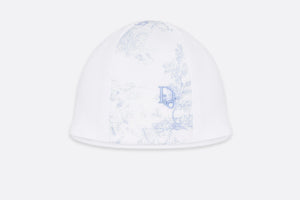 Newborn Gift Set • Pale Blue Cotton Satin with Toile de Jouy Print