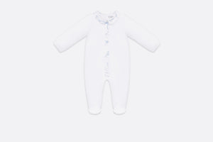 Newborn Gift Set • Pale Blue Cotton Satin with Toile de Jouy Print