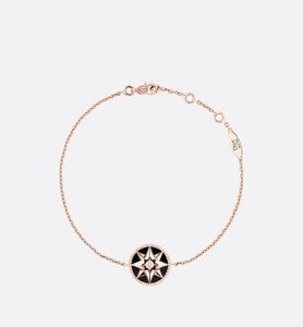 Rose Des Vents Bracelet • Rose Gold, Diamond and Onyx
