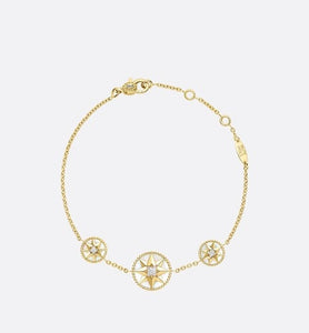 Rose Des Vents Bracelet • Yellow Gold, Diamonds and Mother-of-Pearl