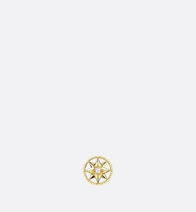 Small Rose Des Vents Earring • Yellow Gold and Diamond