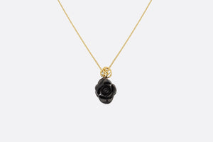 Rose Dior Pré Catelan Necklace • Yellow Gold and Onyx