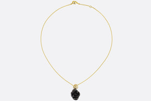 Rose Dior Pré Catelan Necklace • Yellow Gold and Onyx