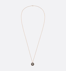 Medium Rose Des Vents Medallion • Rose Gold, Diamond and Onyx