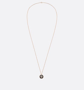 Medium Rose Des Vents Medallion • Rose Gold, Diamond and Onyx