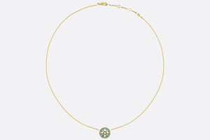 Rose Des Vents Necklace • Yellow Gold, Diamond and Turquoise