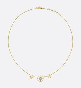 Rose Des Vents Necklace • Yellow Gold, Diamonds and Mother-of-Pearl