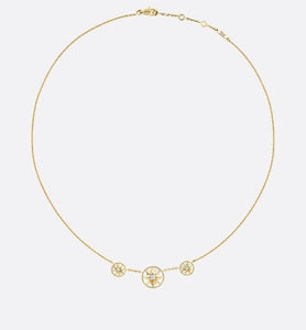 Rose Des Vents Necklace • Yellow Gold, Diamonds and Mother-of-Pearl