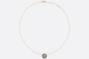 Rose Des Vents Necklace • Rose Gold, Diamond and Onyx