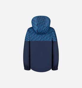 Hooded Anorak • Blue Dior Oblique Water-Repellent Canvas